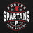 Close-up view of Porter High School Spartans Black Classic Unisex Hoodie 218