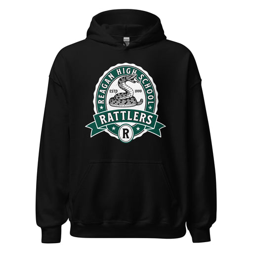 Reagan High School Rattlers Black Classic Unisex Hoodie 212