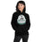 Woman wearing Reagan High School Rattlers Black Classic Unisex Hoodie 219