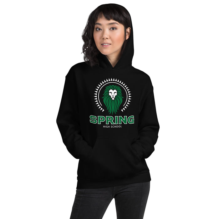 Spring High School Lions Black Classic Unisex Hoodie 221