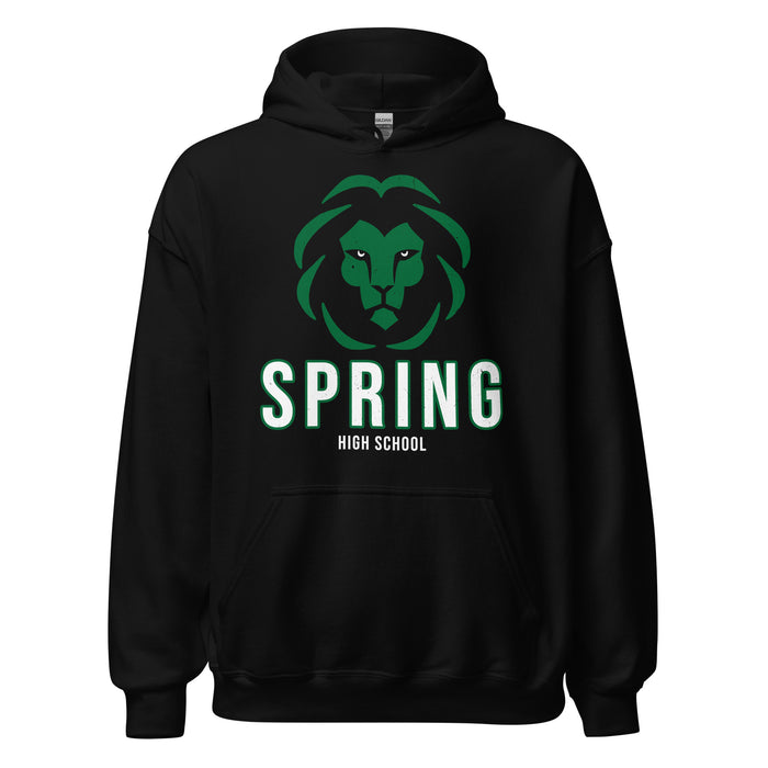 Spring High School Lions Black Classic Unisex Hoodie 226