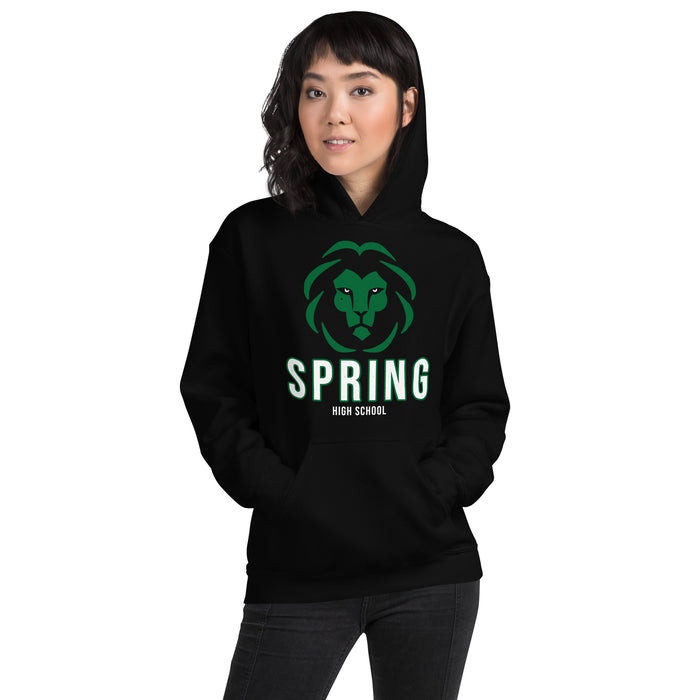 Spring High School Lions Black Classic Unisex Hoodie 226