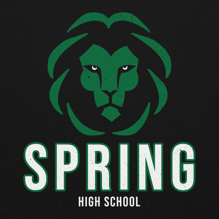 Spring High School Lions Black Classic Unisex Hoodie 226