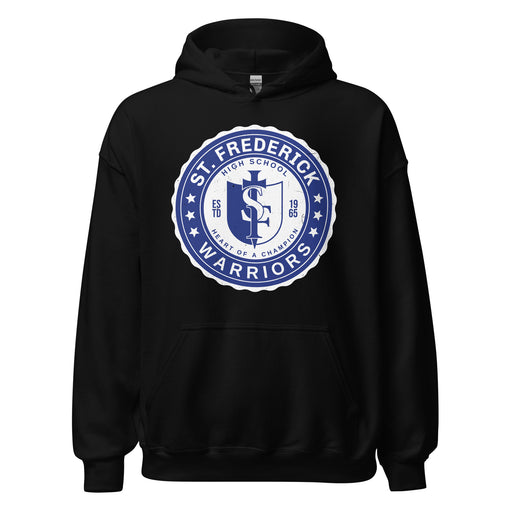 St. Frederick High School Warriors Black Classic Unisex Hoodie 216