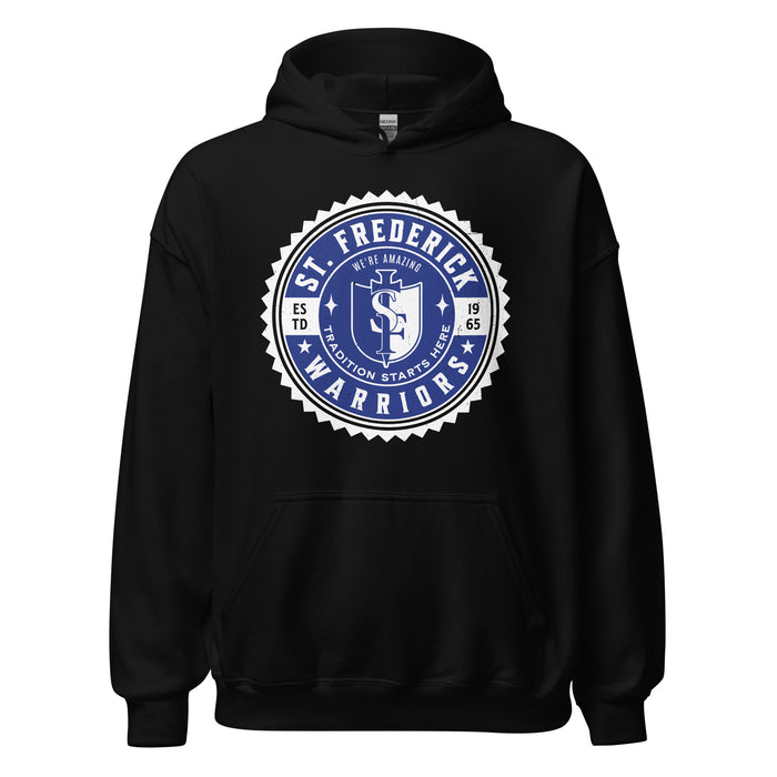 St. Frederick High School Warriors Black Classic Unisex Hoodie 203