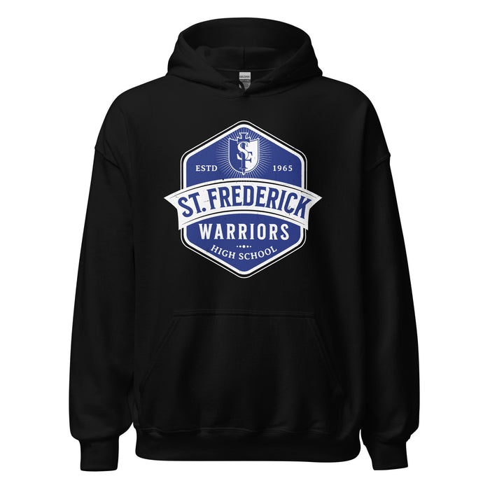 St. Frederick High School Warriors Black Classic Unisex Hoodie 209