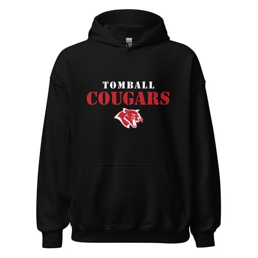 Tomball High School Cougars Black Classic Unisex Hoodie 222