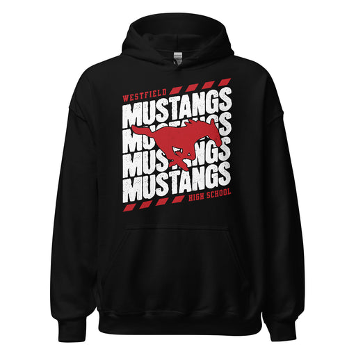 Westfield High School Mustangs Black Classic Unisex Hoodie 223