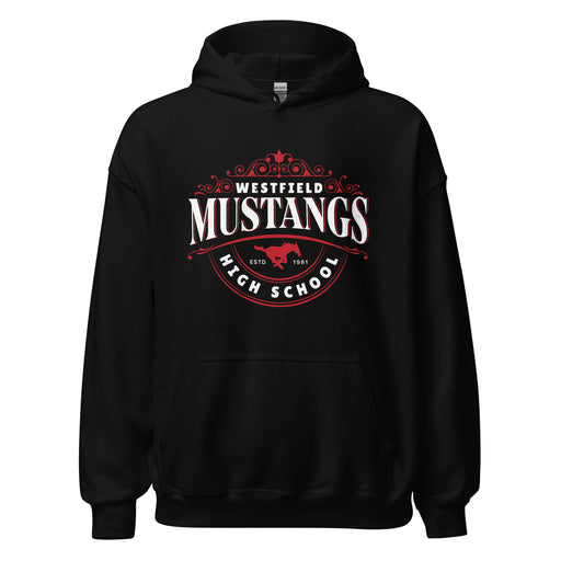 Westfield High School Mustangs Black Classic Unisex Hoodie 211