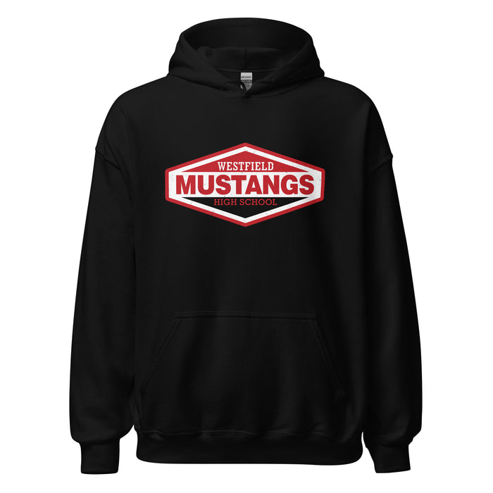 Westfield High School Mustangs Black Classic Unisex Hoodie 009