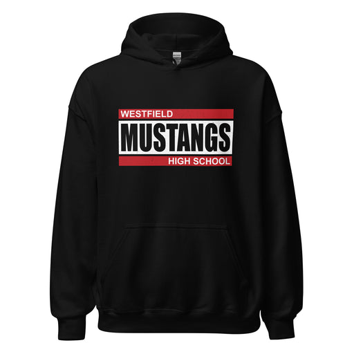 Westfield High School Mustangs Black Classic Unisex Hoodie 098