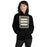 Woman wearing Conroe High School Tigers Black Classic Unisex Hoodie 228