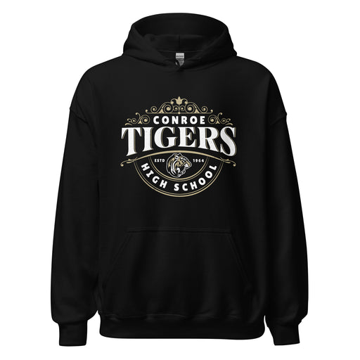 Conroe High School Tigers Black Classic Unisex Hoodie 211