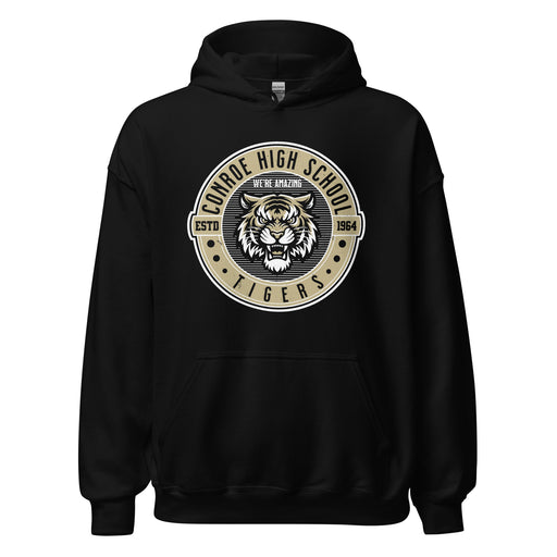 Conroe High School Tigers Black Classic Unisex Hoodie 224