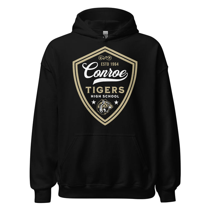 Conroe High School Tigers Black Classic Unisex Hoodie 225