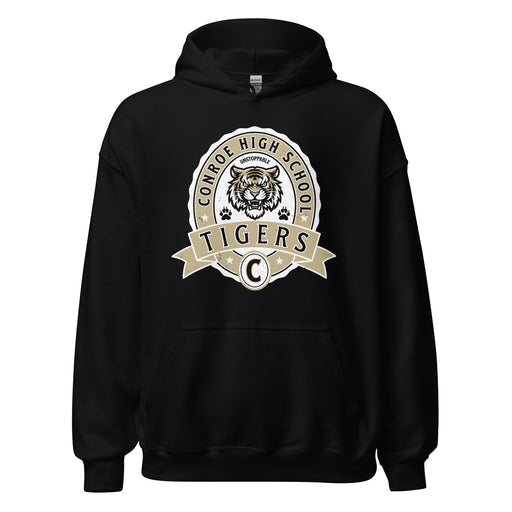 Conroe High School Tigers Black Classic Unisex Hoodie 212