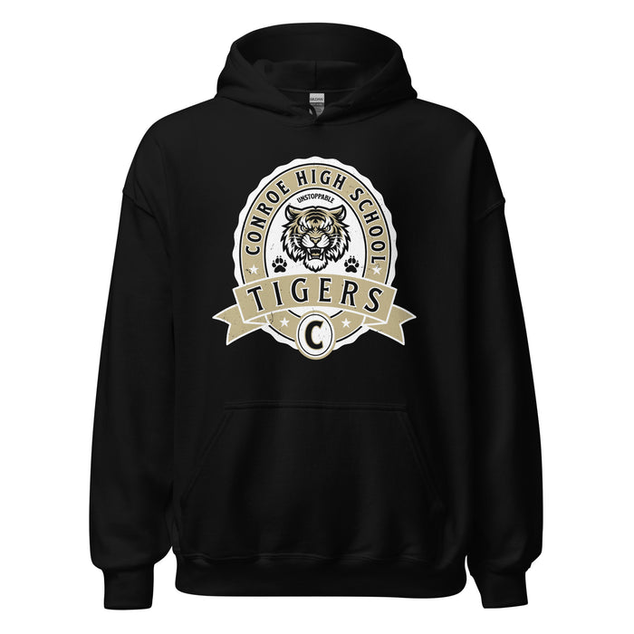 Conroe High School Tigers Black Classic Unisex Hoodie 212
