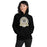 Woman wearing Conroe High School Tigers Black Classic Unisex Hoodie 212