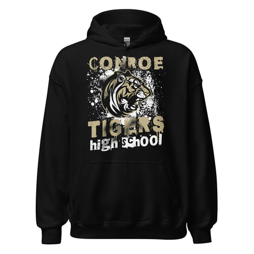 Conroe High School Tigers Black Classic Unisex Hoodie 205