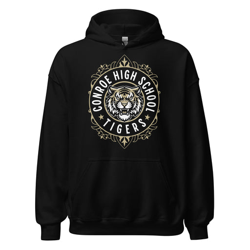 Conroe High School Tigers Black Classic Unisex Hoodie 227