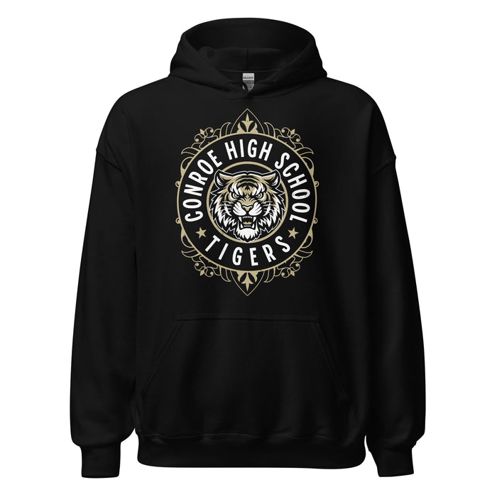 Conroe High School Tigers Black Classic Unisex Hoodie 227