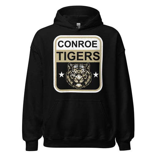 Conroe High School Tigers Black Classic Unisex Hoodie 001