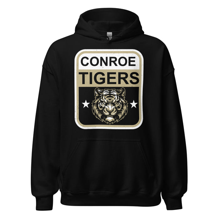 Conroe High School Tigers Black Classic Unisex Hoodie 001