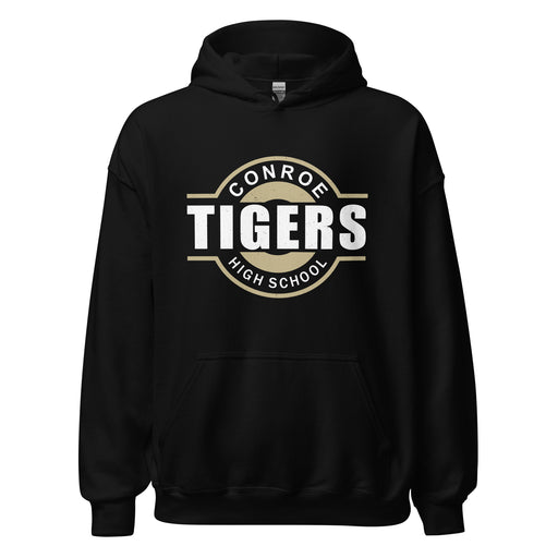 Conroe High School Tigers Black Classic Unisex Hoodie 011