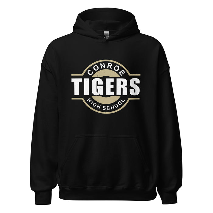 Conroe High School Tigers Black Classic Unisex Hoodie 011