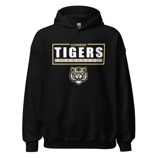 Conroe High School Tigers Black Classic Unisex Hoodie 049