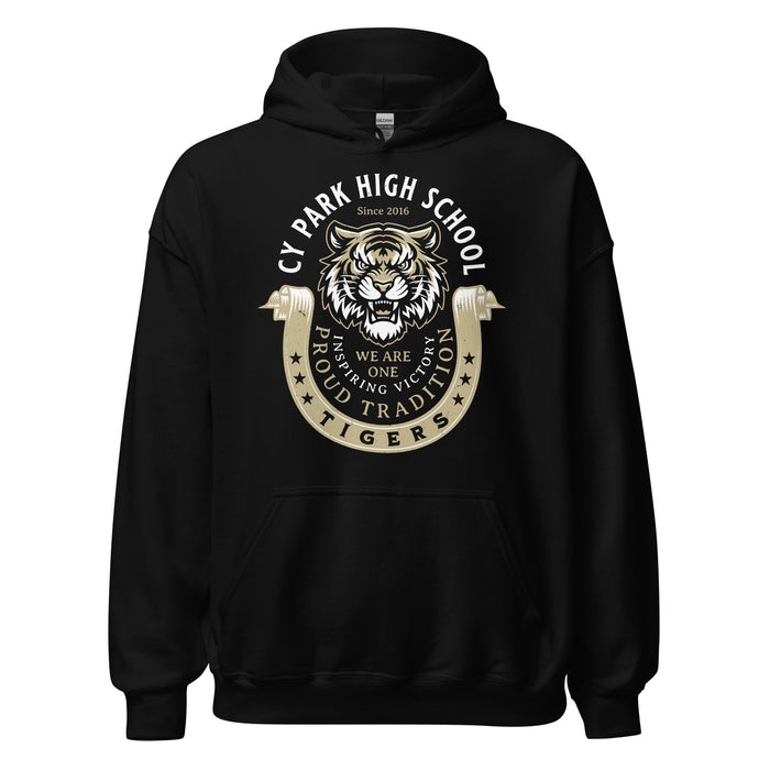 Cypress Park High School Tigers Black Classic Unisex Hoodie 229