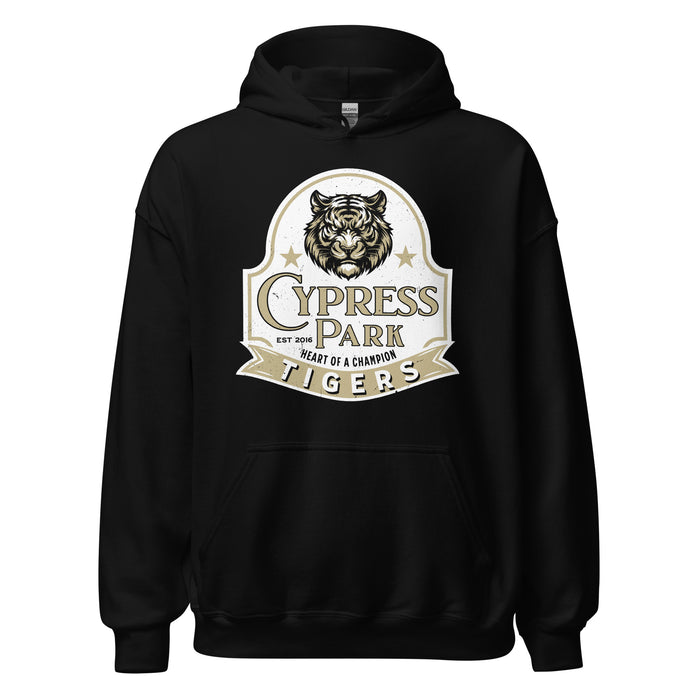 Cypress Park High School Tigers Black Classic Unisex Hoodie 219