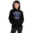 Woman wearing Dekaney High School Wildcats Black Classic Unisex Hoodie 204