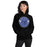 Woman wearing Dekaney High School Wildcats Black Classic Unisex Hoodie 239