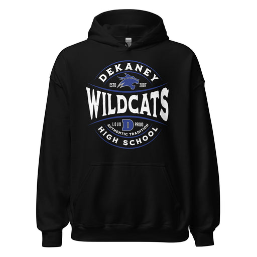 Dekaney High School Wildcats Black Classic Unisex Hoodie 218
