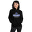 Woman wearing Dekaney High School Wildcats Black Classic Unisex Hoodie 202