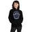 Woman wearing Dekaney High School Wildcats Black Classic Unisex Hoodie 229
