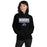 Woman wearing Dekaney High School Wildcats Black Classic Unisex Hoodie 049