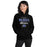 Woman wearing Dekaney High School Wildcats Black Classic Unisex Hoodie 034