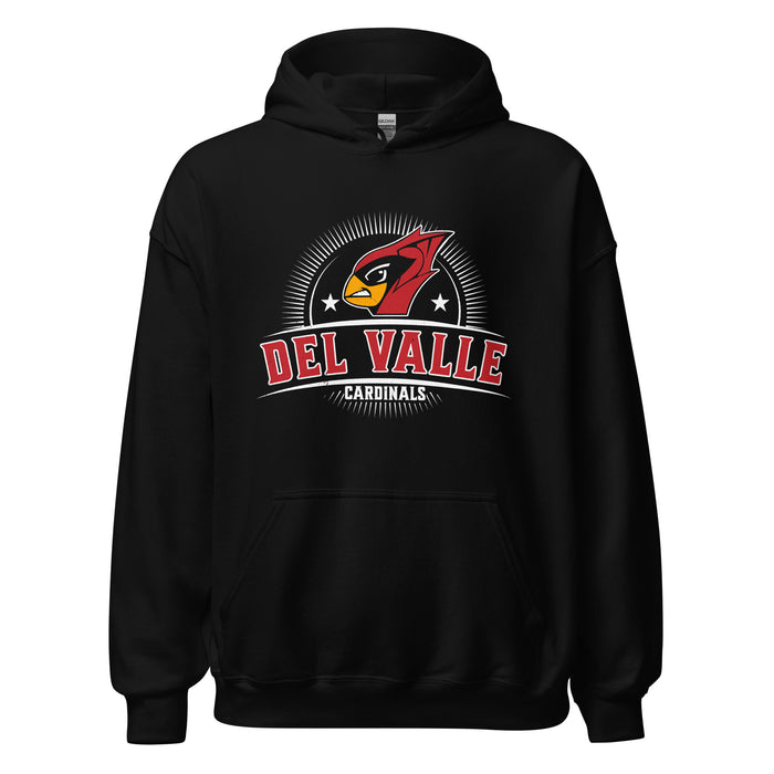 Del Valle High School Cardinals Black Classic Unisex Hoodie 221