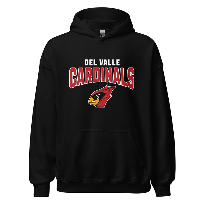 Del Valle High School Cardinals Black Classic Unisex Hoodie 234