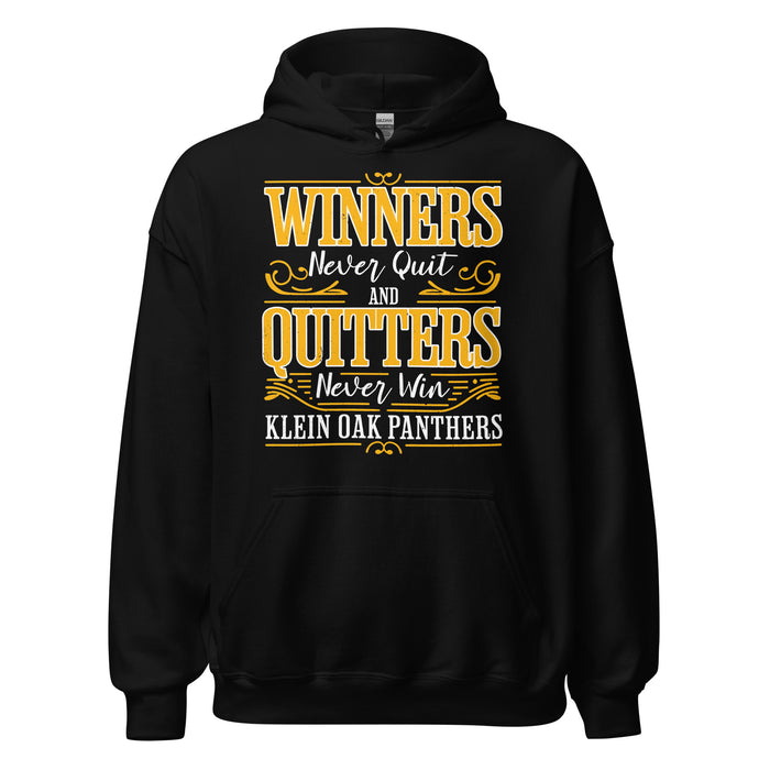 Klein Oak High School Panthers Black Classic Unisex Hoodie 237