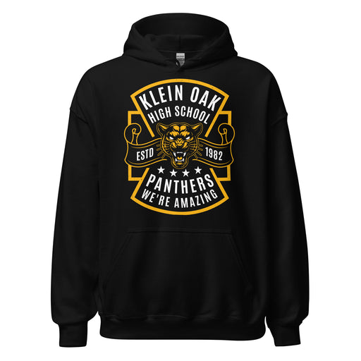 Klein Oak High School Panthers Black Classic Unisex Hoodie 207