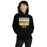 Woman wearing Klein Oak High School Panthers Black Classic Unisex Hoodie 238