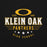 Close-up view of Klein Oak High School Panthers Black Classic Unisex Hoodie 217