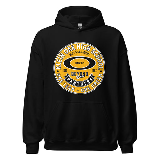 Klein Oak High School Panthers Black Classic Unisex Hoodie 215