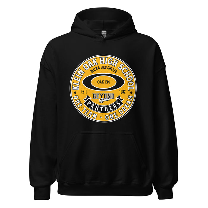 Klein Oak High School Panthers Black Classic Unisex Hoodie 215