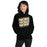 Woman wearing Klein Oak High School Panthers Black Classic Unisex Hoodie 223