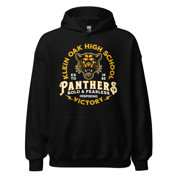 Klein Oak High School Panthers Black Classic Unisex Hoodie 206