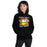 Woman wearing Klein Oak High School Panthers Black Classic Unisex Hoodie 205